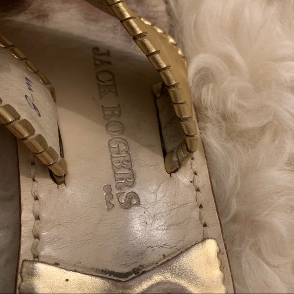 Jack Rogers Gold Sandals - Picture 7 of 7